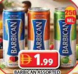 Barbican Can Assorted