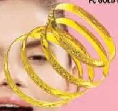 FC Gold Baby Bangles