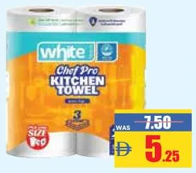 White Kitchen Towel