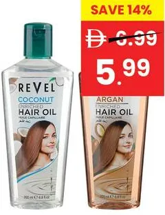 Revel Coconut/Argan Hair Oil