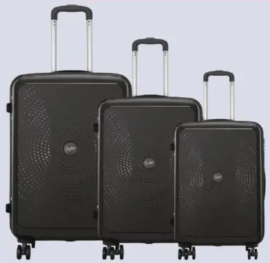 Skybags Zap -8wheel luggage hard trolley set