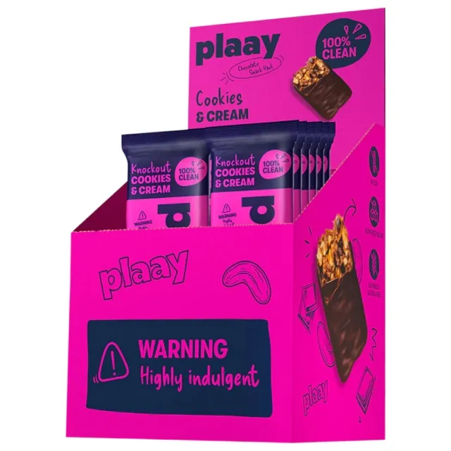 Plaay Chocolate Bars Cookies & Cream