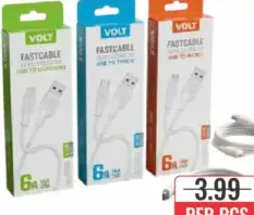 Volt Fastcable Fast Charging 6A