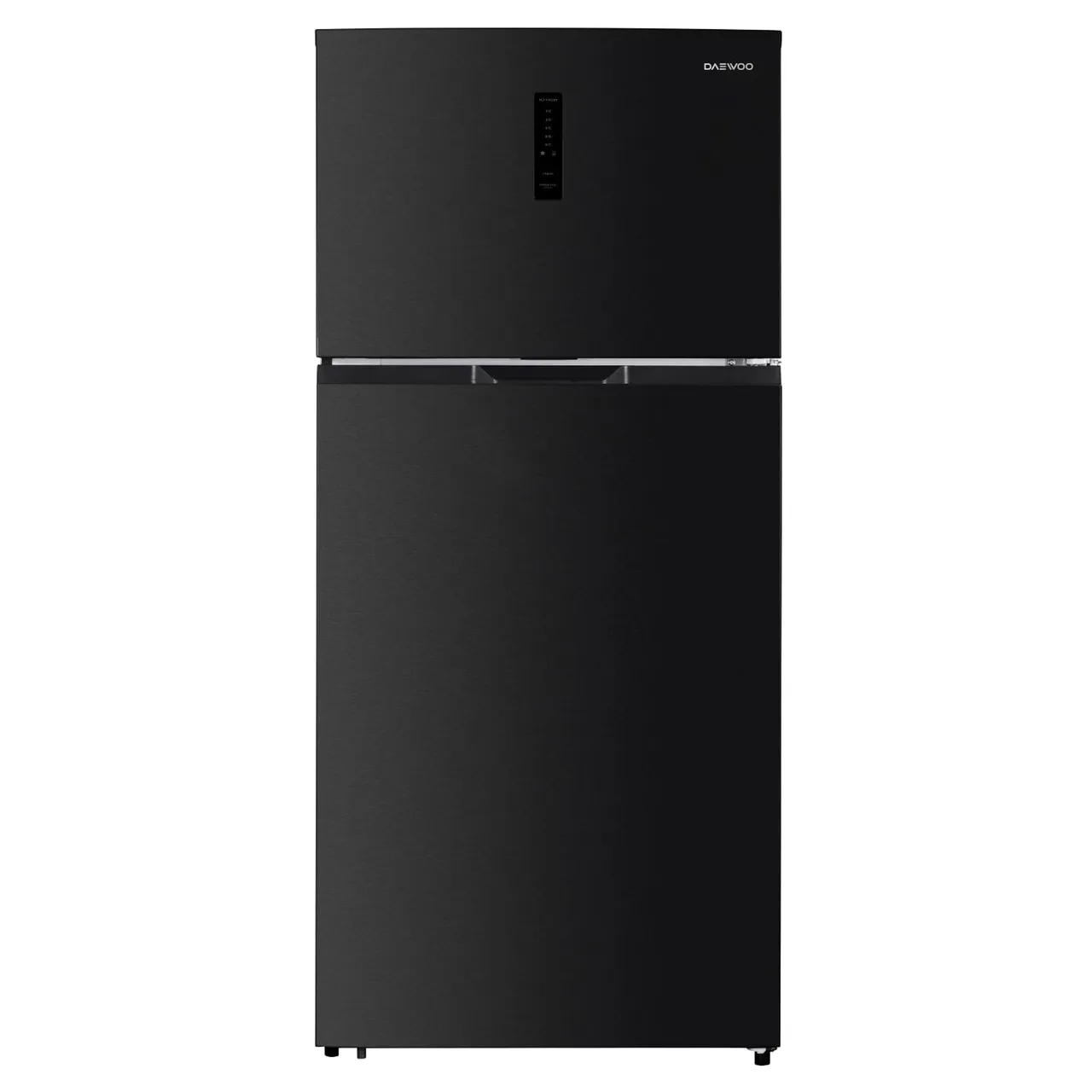 Daewoo ثلاجة ببابين بشاشة عرض رقمية، إينوكس، DR-T7741DI