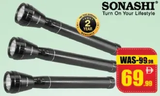 Sonashi Rechargeable Led Torch SLT3611