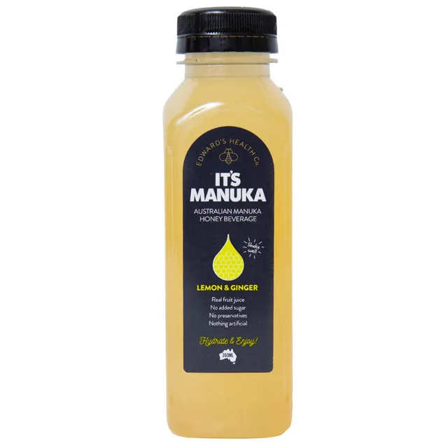 It's Manuka Lemon and Ginger Honey Water