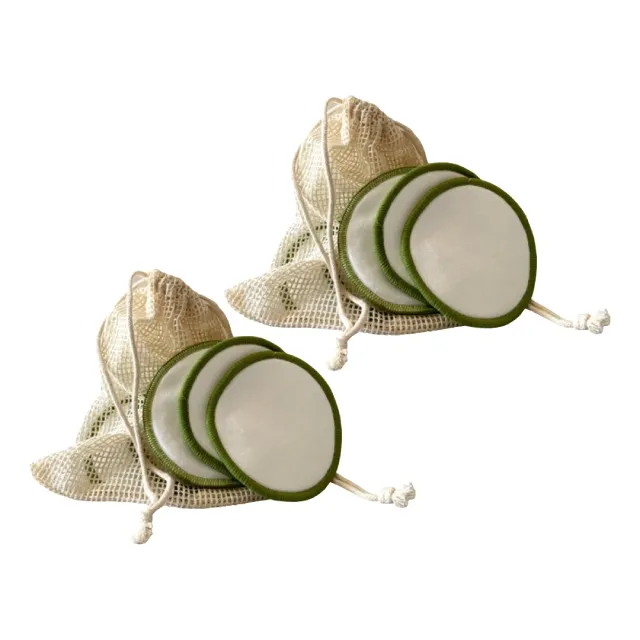JR Organics Bamboo Facial Pads Reusable 4 pads