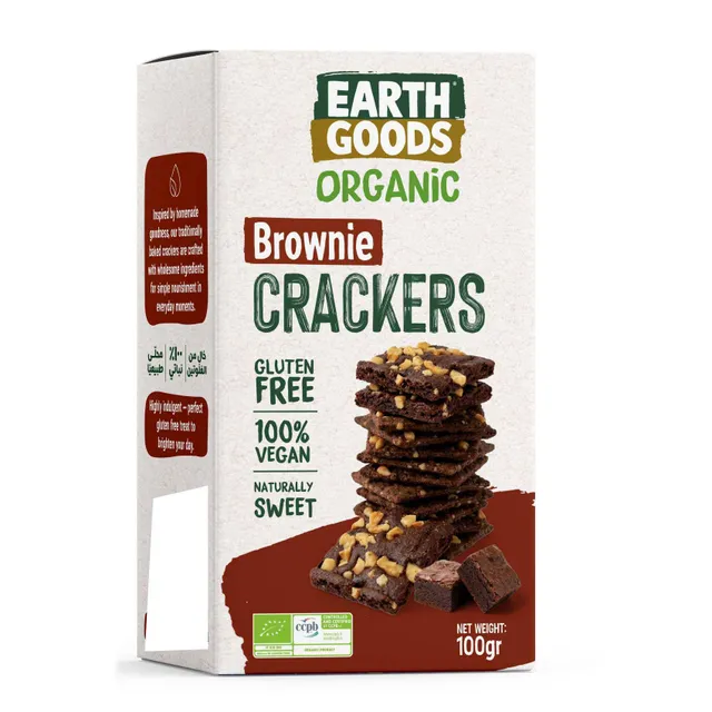 Earth Goods Organic Brownie Crackers Gluten Free