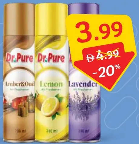 Dr. Pure Air Freshener Assorted