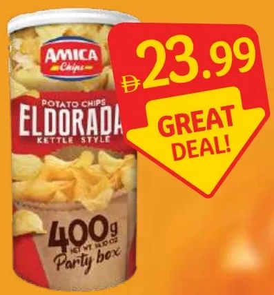 Amica Eldorada Canister Potato Chips