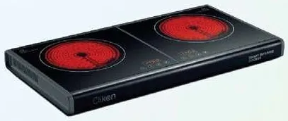 Clikon طباخ إنفراريد مزدوج Ck4284