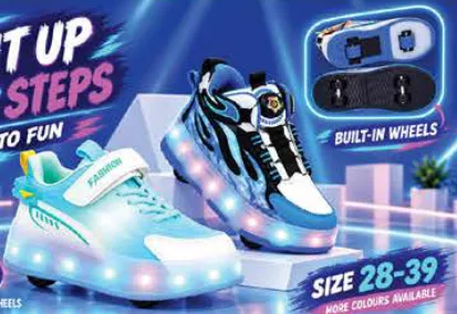 Children's Skating Wheel Shoes Assorted