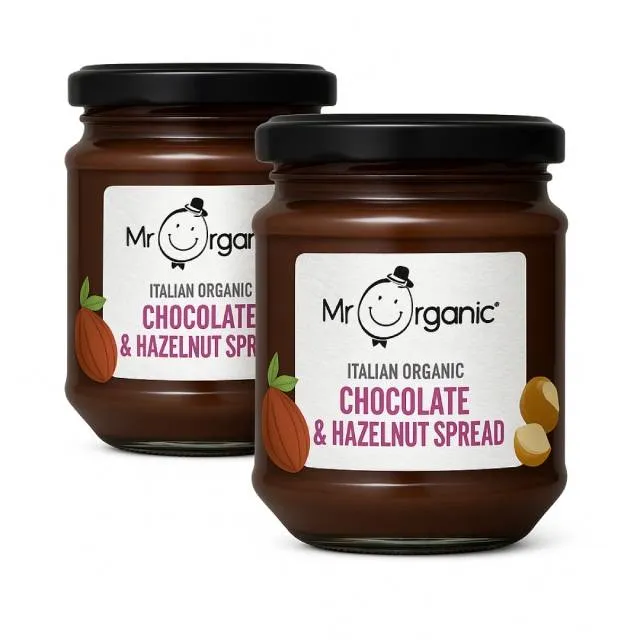 Mr Organic شوكولاتة بالبندق قابلة للدهن