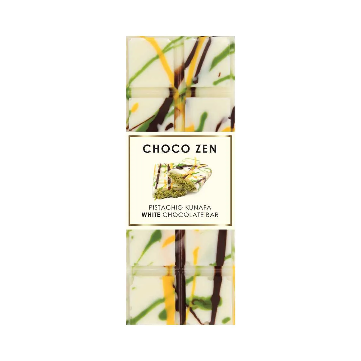 Choco Zen شوكولاتة بيضاء بالكنافة والفستق