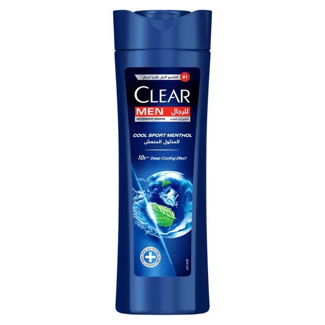 Clear Shampoo For Men Anti Dandruff Shampoo Cool Sport Menthol