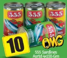 555 Sardines Assorted