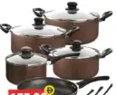 Easy Cook طقم أواني طهي مطلي بالرخام