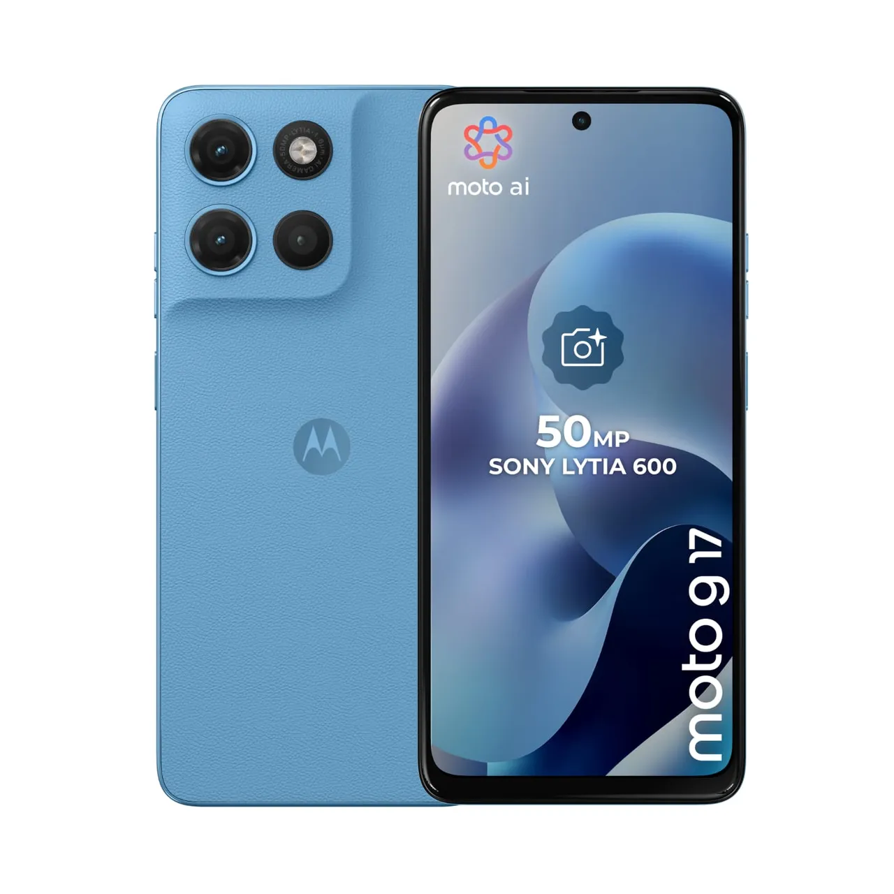 Motorola هاتف ذكي G17 4G، رام 4 GB، تخزين 256 GB، أزرق ألاسكي