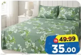 Double Bedsheet + Pillow Cover
