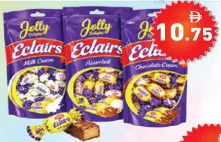Jolly Eclairs Milk/Chocolate/Assorted