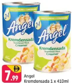 Angel مبيض قهوة Kremdensada محلى مكثف