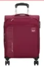 Vip Zodiac 8-wheel luggage soft trolley maroon