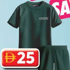 Amiri طقم أولاد متناسق