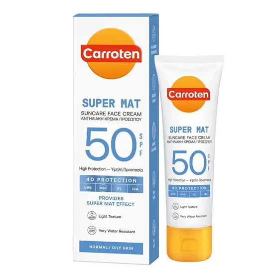 Carroten Suncare Face Cream Super Mat SPF 50