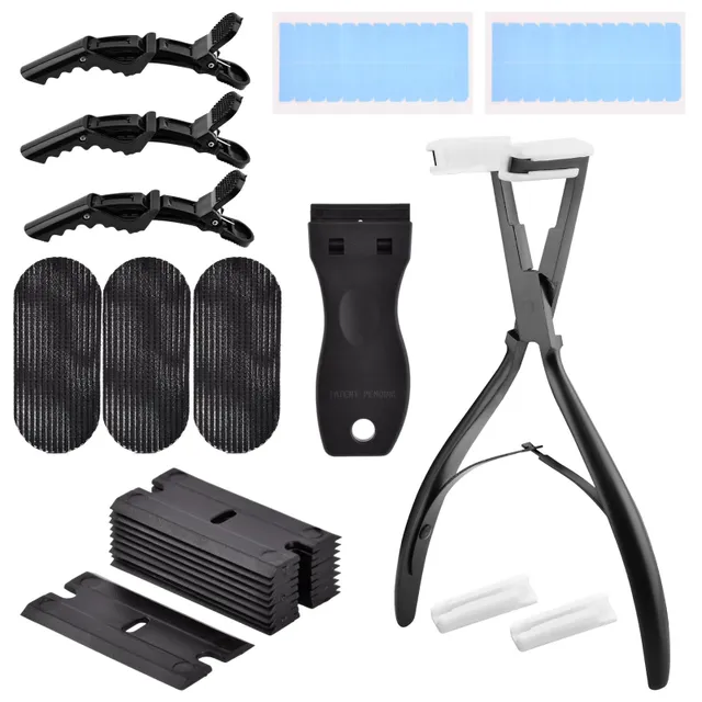 Rivonthex Tape in Extension Tool Kit, Hair Extension Tools for Home Salon