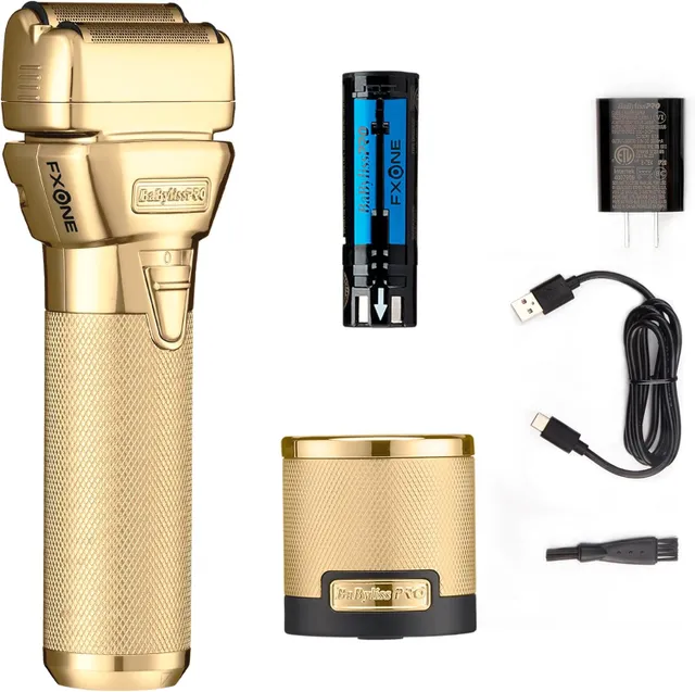 Babyliss Pro BaBylissPRO FXONE GOLDFX All Metal Double Foil Shaver FX79FSGE
