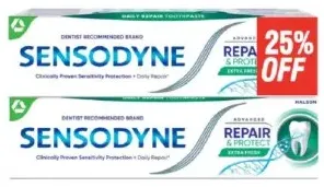 Sensodyne معجون أسنان إصلاح وحماية متقدمة
