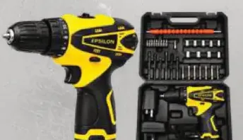 Epsilon Cordless Drill Set 12V