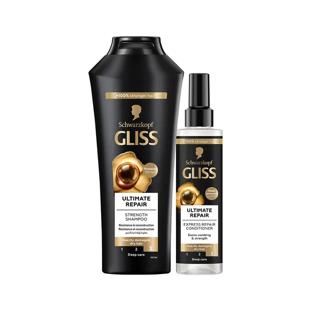 Gliss Ultimate Repair Shampoo + Express Repair Conditioner