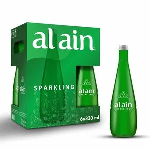 Al Ain Sparkling Water Glass Bottle