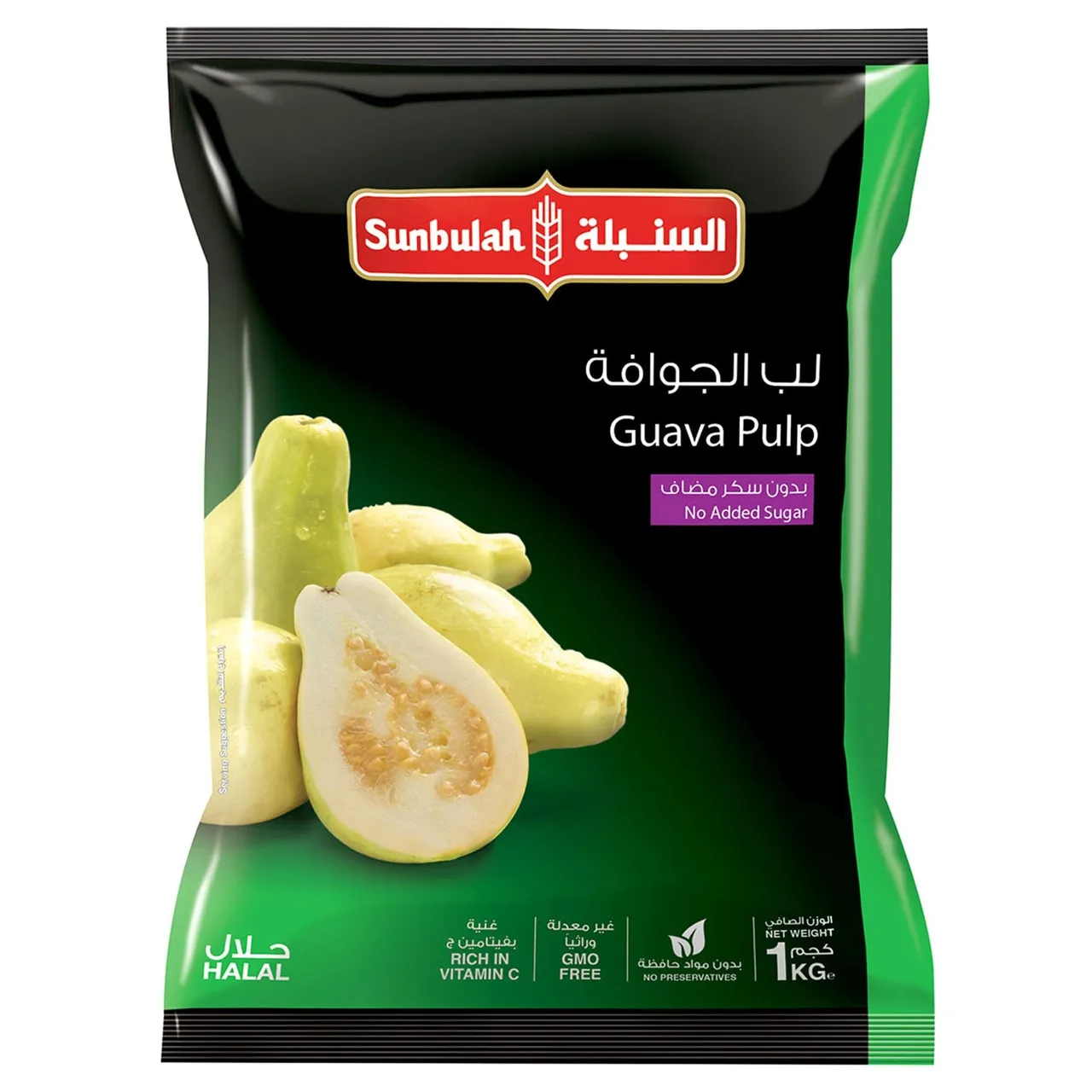 Sunbulah لب جوافة بدون سكر مضاف غني بفيتامين C