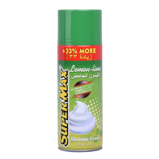 Supermax Shaving Foam Lime + 33% Extra