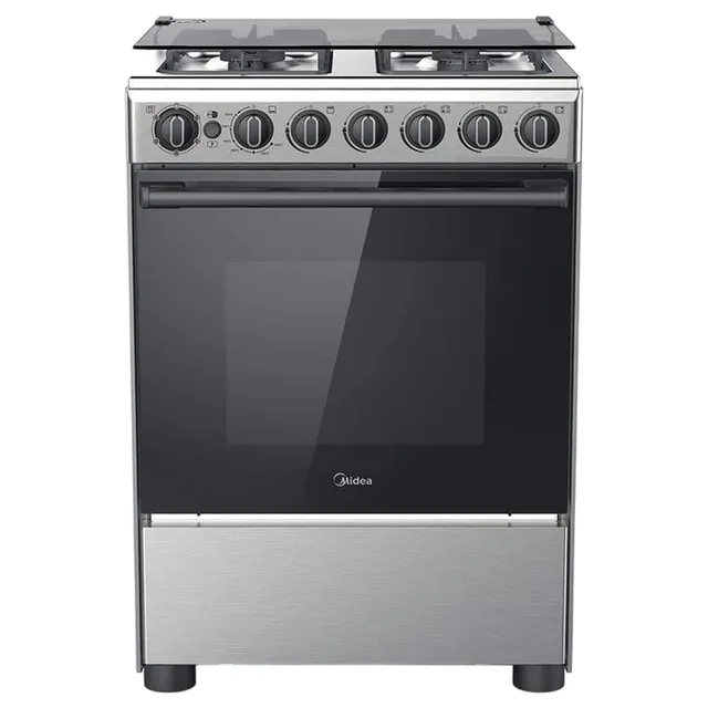 Midea 60x60cm 4 Burner Gas Cooker EME6060-C Stainless Steel