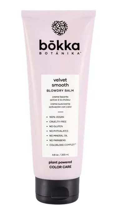 Bokka Botanika بلسم التجفيف بخلاصات نباتية للعناية باللون Plant Powered Color Care Velvet Smooth Blowdry Balm 6.8oz/