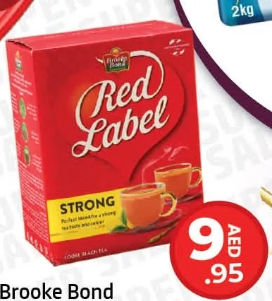 Brooke Bond RedLabel Strong Black Tea Powder
