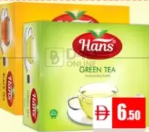 Hans أكياس شاي أحمد الأخضر بالنعناع