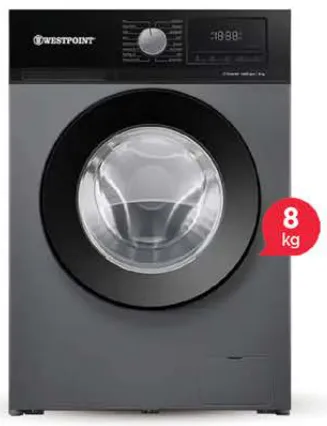 Westpoint غسالة ملابس F/L WMT-814A25S بموتور انفرتر