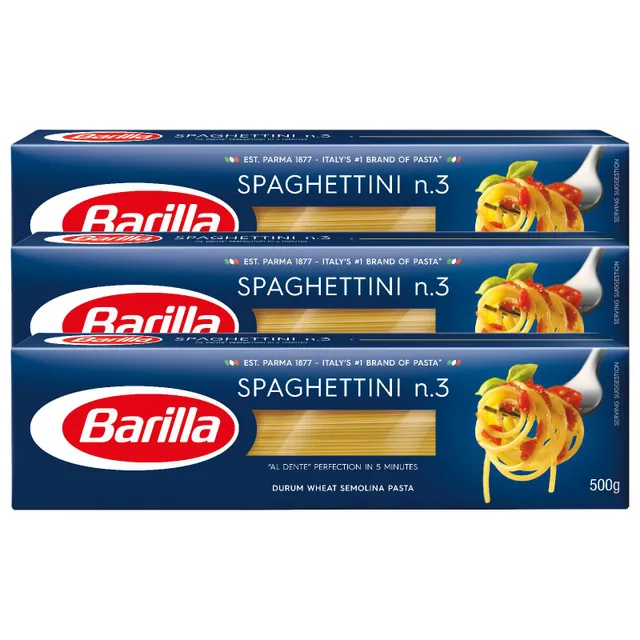 Barilla Spaghettini No.3 × 3PCS