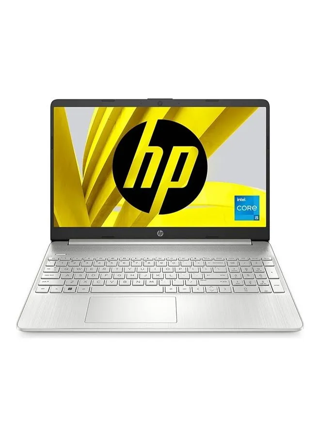 HP لابتوب 15-dy2795wm بشاشة 15.6 بوصة FHD ومعالج Core i5-1135G7 ورام 16GB وتخزين 512GB SSD ورسومات Intel Iris Xe وويندوز 11، إنجليزي/عربي، فضي - نسخة دولية