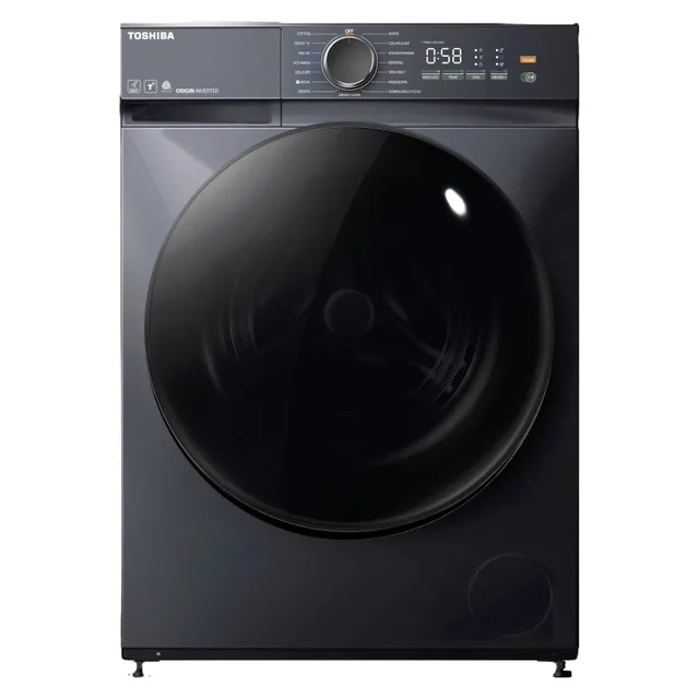 Toshiba Front Load Washer TW-T21BU100UWB(MG), 15 Programs, 1400 rpm, Stainless Steel, Morandy Grey