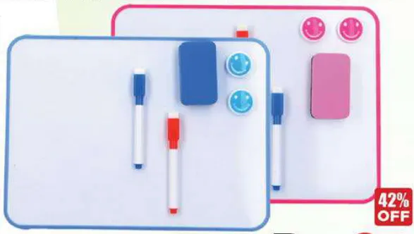 White Board Set Assorted