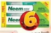 Neem Active معجون أسنان + فرشاة أسنان عبوة مزدوجة