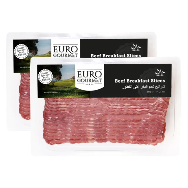 Euro Gourmet شرائح لحم بقري للفطور