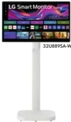 LG Flat Uhd 4K Ips Panel Led Touch Display Monitor 32U889SA-W