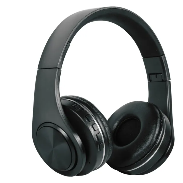 Carrefour ITL YZ-717HS Stereo Wireless Headphone Over-Ear With Mic Black