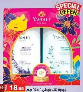 Yardley Perfumed Talc Assorted